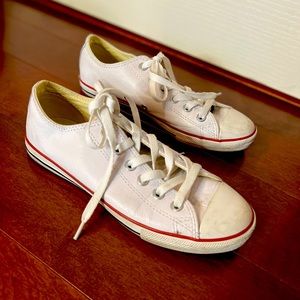 Converse Chuck Taylor® All Star® White Leather Ox Low Sneakers Size W6.5 M5